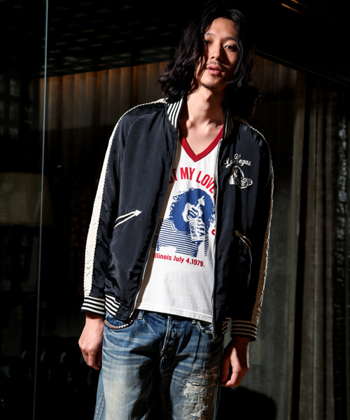 HYSTERIC GLAMOUR（ヒステリックグラマー）の「CASINO刺繍 スカジャン