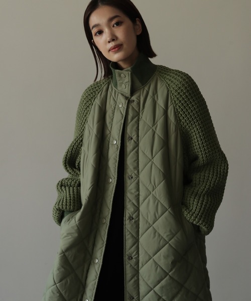 HERENCIA（ヘレンチア）の「キルティング ニット ドッキング
