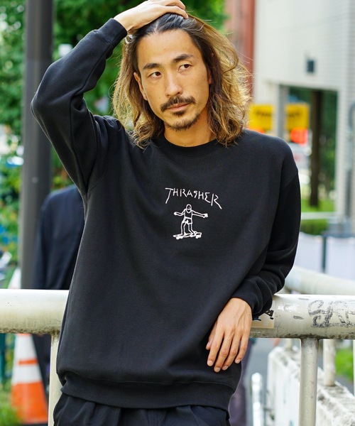 GONZ ART CREW SWEAT/スラッシャーマークゴンザレス10oz(オンス
