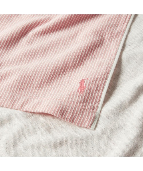 シアサッカー ストライプ シングル タオルケット（寝具）｜POLO RALPH
