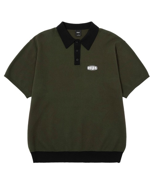 HUF（ハフ）の「FLOWER KNIT POLO / HUF ハフ ポロシャツ（ポロシャツ