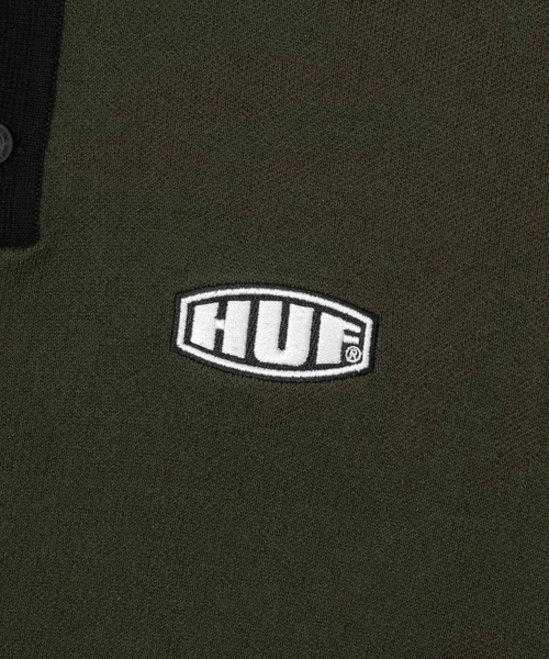 HUF（ハフ）の「FLOWER KNIT POLO / HUF ハフ ポロシャツ（ポロシャツ