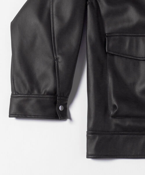 Ray BEAMS（レイビームス）の「Ray BEAMS / フェイク レザー ブルゾン