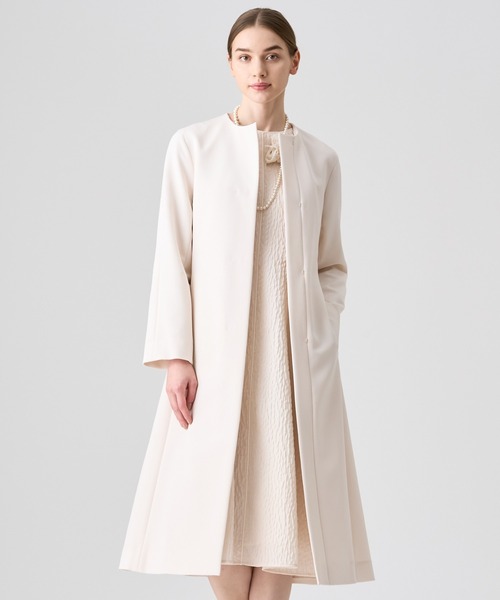 ANAYI（アナイ）の「コンパクトストレッチノーカラーコート（ノー