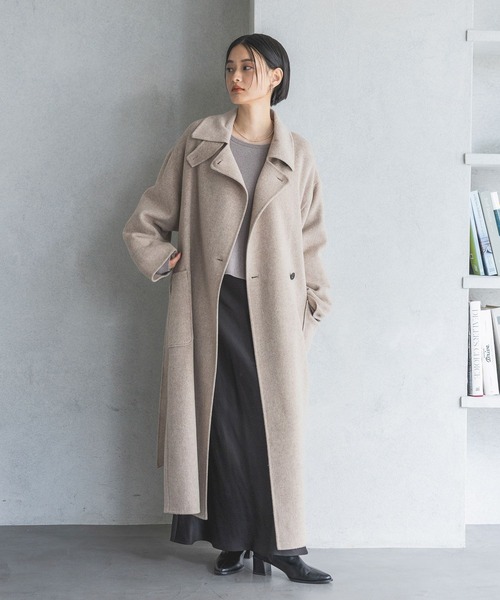 A part by（アパートバイ）の「カシープ3WAYスタンドロングコート