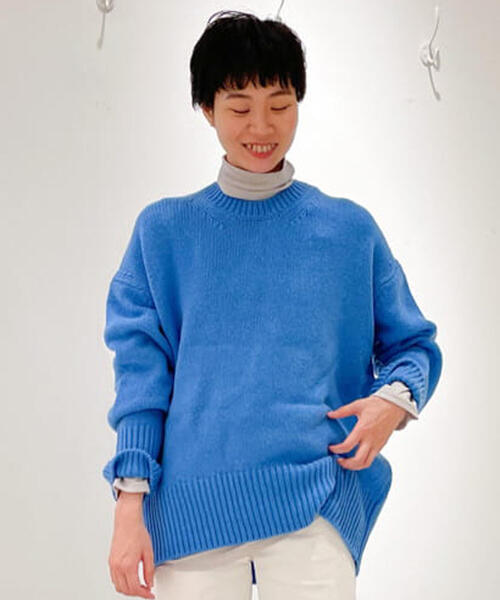 GALERIE VIE（ギャルリー ヴィー）の「ファインウール クルーネック