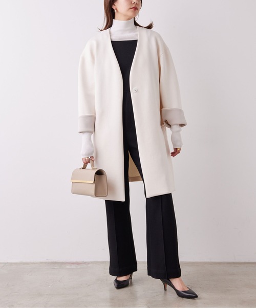 GALLARDAGALANTE（ガリャルダガランテ）の「リバーノーカラーコート