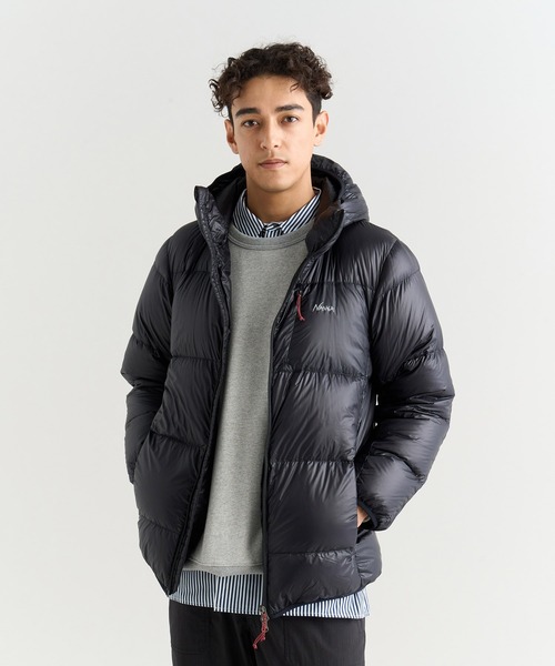 MOUNTAIN LODGE DOWN HOODIE JACKET(MEN)/マウンテンロッジ ダウン