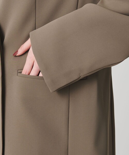 WEB限定 Wardrobe DAILY MINIMAL】ダブルクロス カラーレスジャケット