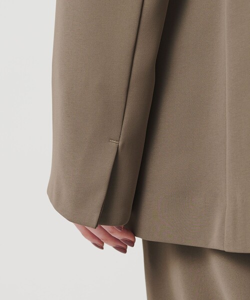 WEB限定 Wardrobe DAILY MINIMAL】ダブルクロス カラーレスジャケット