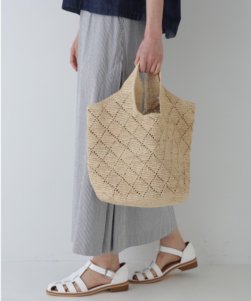 セール】◇【IVAHONA】ラフィアトートバッグ（トートバッグ