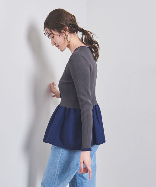 UNITED ARROWS（ユナイテッドアローズ）の「P ペプラム ニット（ニット