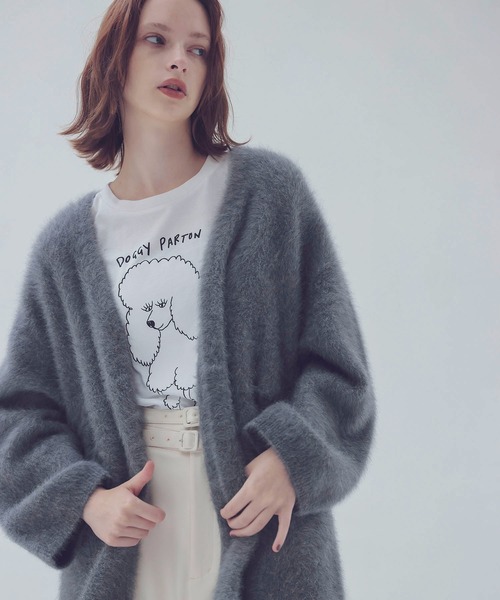 DRESSLAVE（ドレスレイブ）の「fox cashmere long cardigan(フォックス