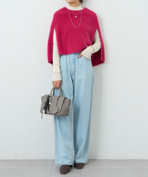 ファーニットポンチョ（ニット/セーター）｜BEARDSLEY（ビアズリー）の