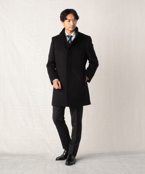 COMME CA MEN（コムサメン）の「ウールビーバー イタリアンカラー