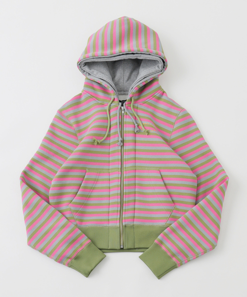 AFB / エーエフビー DOUBLE LAYERD ZIP UP HOODIE（パーカー）｜AFB