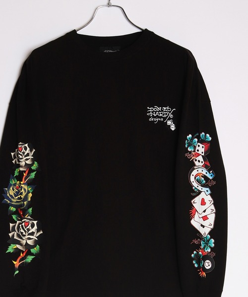 EdHardy袖プリントロンT（Tシャツ/カットソー）｜Ed Hardy（エド