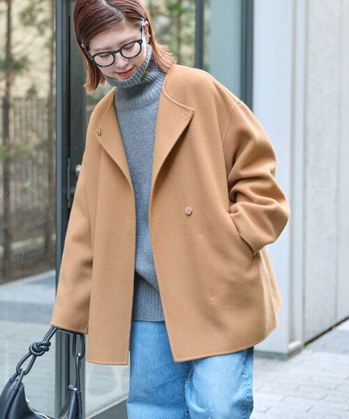 Spick & Span（スピックアンドスパン）の「リバーオープンカラーミドル