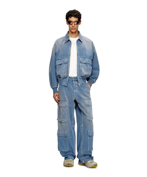 メンズ デニムジャケット D-KURZ（デニムジャケット）｜DIESEL