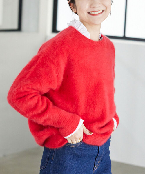 SLOBE IENA（スローブイエナ）の「《追加》フォックスカシミヤプル