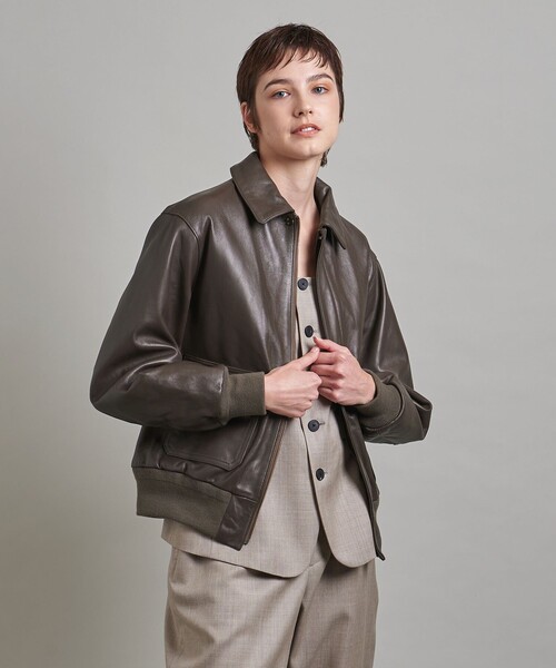 LOEFF（ロエフ）の「＜LOEFF＞ラムレザー フライトジャケット UNISEX