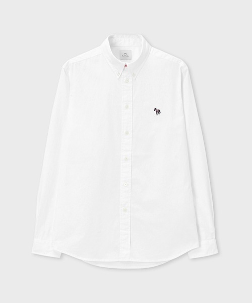 Sports Stripe Zebra” ワンポイント 長袖シャツ / 553114 599RN