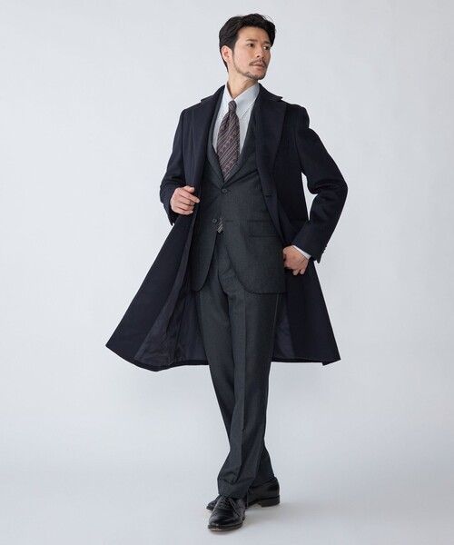 SHIPS（シップス）の「SHIPS: ウール/カシミヤ ロング チェスター