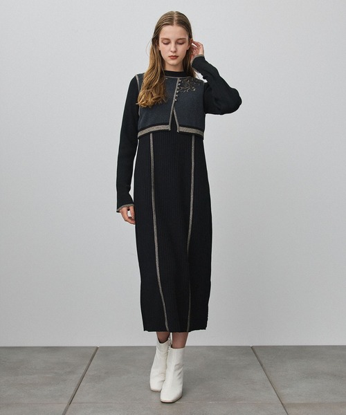 PUBLIC TOKYO（パブリックトウキョウ）の「エンブロイダリーニット