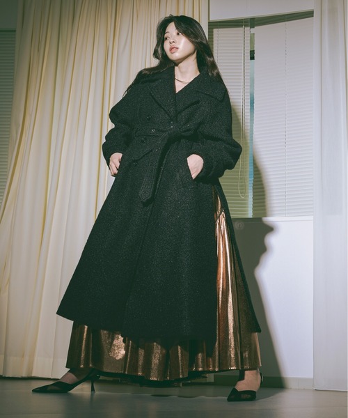 Ezick（エジック）の「Multi-use deep slit ロングコート（その他