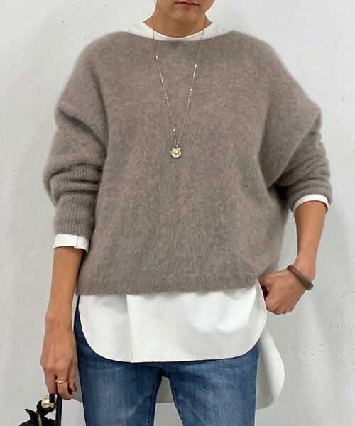 BEARDSLEY（ビアズリー）の「FOXウール後ろボタンニット（カーディガン