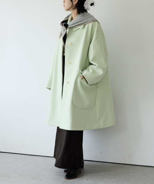 セール】IENA LA BOUCLE ハードメルトンスタンドネックコート（その他