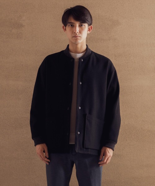 Melton Award Jacket（スタジャン）｜Jackman（ジャックマン）の