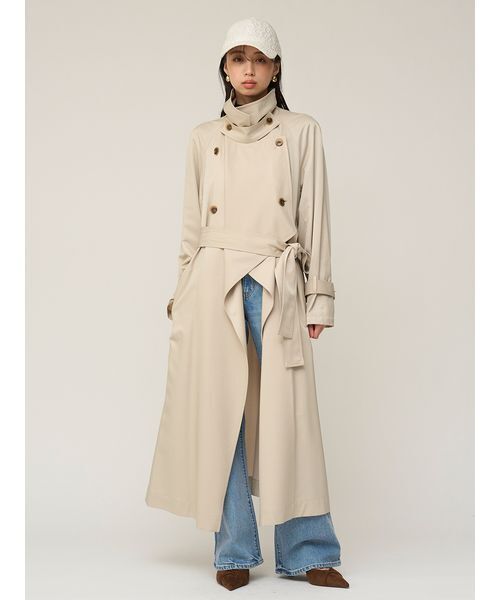 Sustainableストールグロストレンチ（トレンチコート）｜SNIDEL