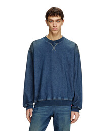 メンズ ジップアップスウェット トラックデニム D-BUZYE-S TRACK