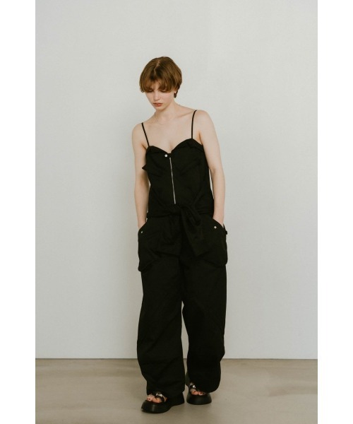 2way front cross all in one（サロペット/オーバーオール）｜Knuth