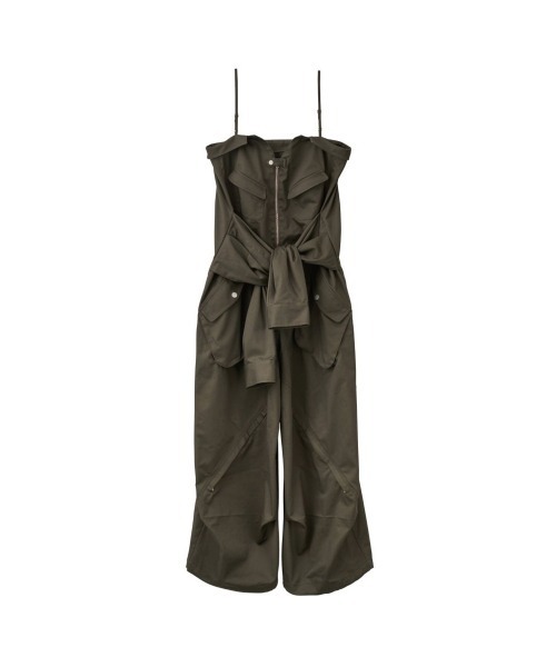 2way front cross all in one（サロペット/オーバーオール）｜Knuth