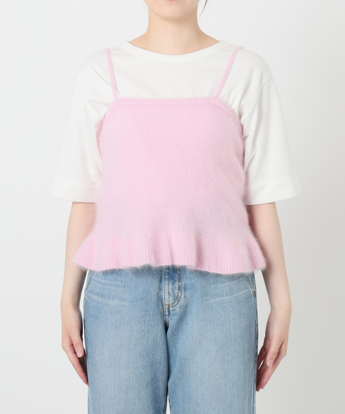 セール】IENA LA BOUCLE ファーニットキャミソール（キャミソール