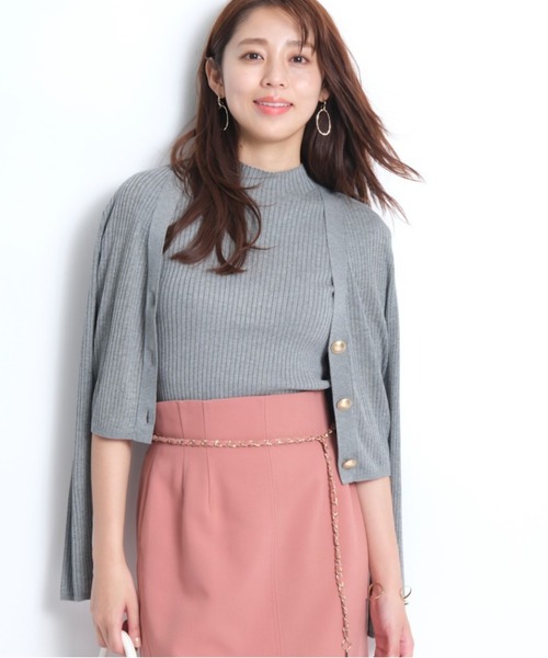 JUSGLITTY（ジャスグリッティー）の「ラメショートカーデアンサンブル