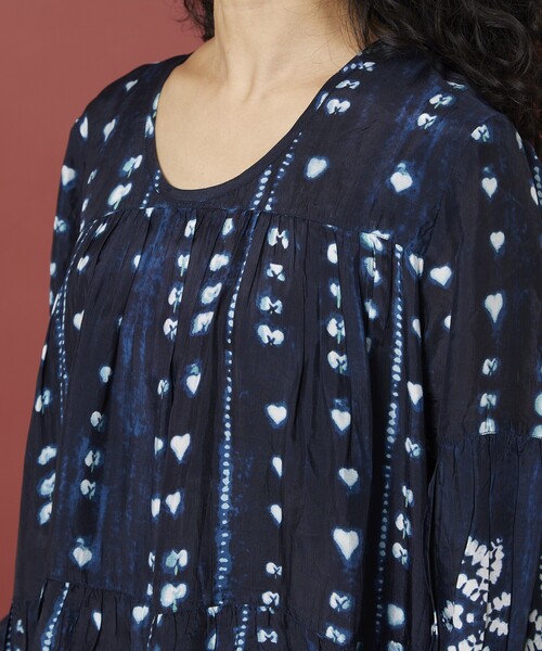 Freada（フリーダ）の「Freada/フリーダ シボリ プリント ティアード