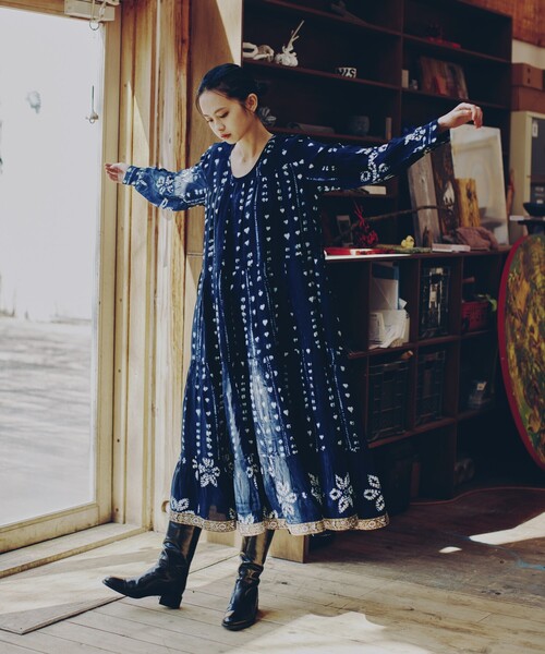 Freada（フリーダ）の「Freada/フリーダ シボリ プリント ティアード