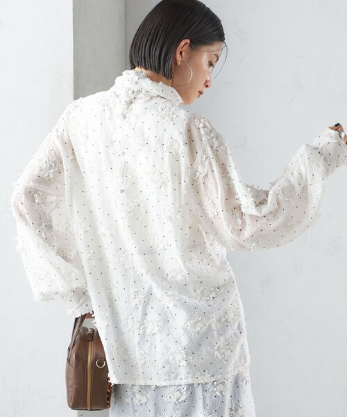 セール】【SHIPS別注】crinkle crinkle crinkle:エンブロイダリー