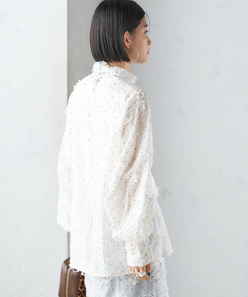 セール】【SHIPS別注】crinkle crinkle crinkle:エンブロイダリー