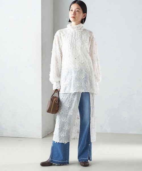 セール】【SHIPS別注】crinkle crinkle crinkle:エンブロイダリー