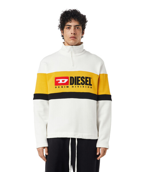 DIESEL（ディーゼル）の「メンズ スウェット ハーフジップ（スウェット