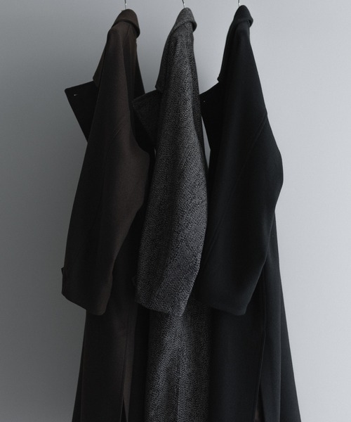 WOOL OVERSIZE LONG COAT (3way) / ウールオーバーサイズロングコート