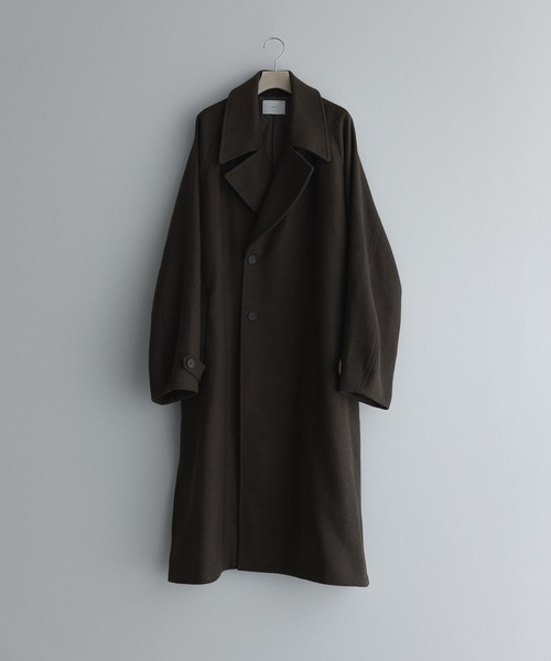 WOOL OVERSIZE LONG COAT (3way) / ウールオーバーサイズロングコート