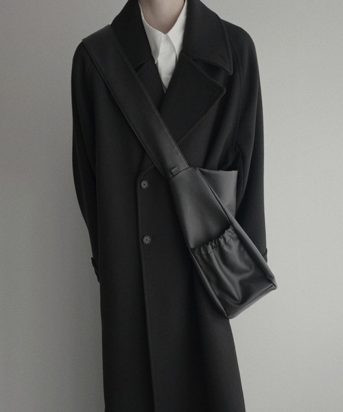 WOOL OVERSIZE LONG COAT (3way) / ウールオーバーサイズロングコート