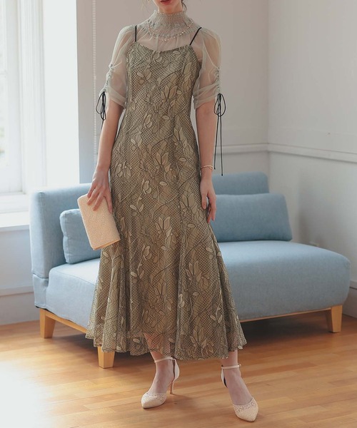 ブラウスセットフラワーレースドレス（ドレス）｜Dorry Doll（ドリー