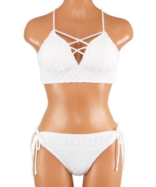 LIPSERVICE（リップサービス）の「ストラッピーオールニットビキニ