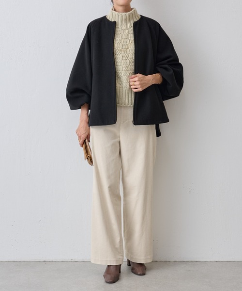 BEARDSLEY（ビアズリー）の「《BEARDSLEY》ウールショートコート（ノー